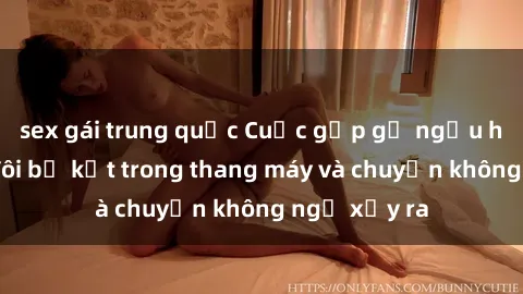 sex gái trung quốc Cuộc gặp gỡ ngẫu hứng: Cặp đôi bị kẹt trong thang máy và chuyện không ngờ xảy ra